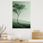 Das einsame Enteninel: Ein winziger Baum Poster (Küche)