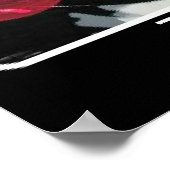 Das einsame Gemälde der Kosmonaut auf einem Poster (Ecke)