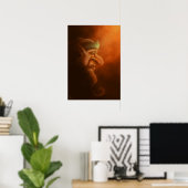 das einsame Gnomen-Poster Poster (Heimbüro)