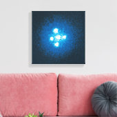 Das Einstein-Kreuz Leinwanddruck (Insitu (Wohnzimmer))