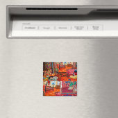 Das einzigartige farbenfrohe Zuhause-Design in Mat Magnet (In Situ (Geschirrspüler))