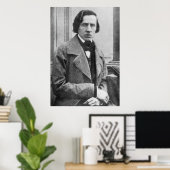 Das einzige bekannte Foto von Frederic Chopin Poster (Heimbüro)