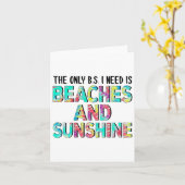 Das einzige Bs, das ich brauche, sind Strände und  Karte (Gelbe Blume)