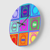 Das einzige Design des Zeitalters Große Wanduhr (Winkel)