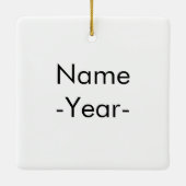 Das einzige Drama, das ich genieße, sind die Peits Keramikornament (Rückseite)