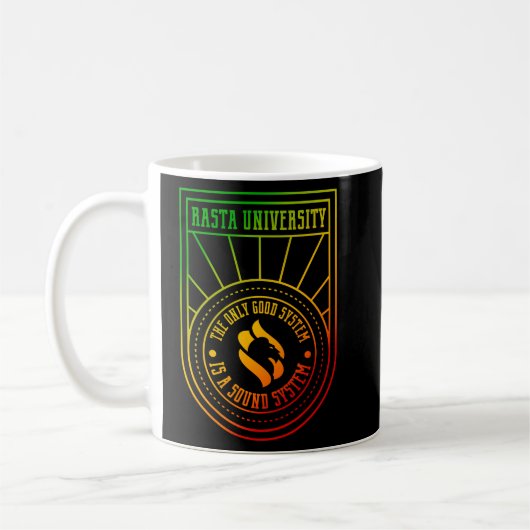 Das einzige gute System ist ein Audiosystem Kaffeetasse (Links)