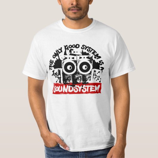 Das einzige gute System ist ein Audiosystem T-Shirt (Vorderseite)