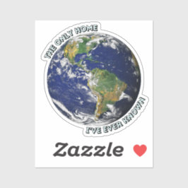 das einzige Haus, das ich je kannte Aufkleber