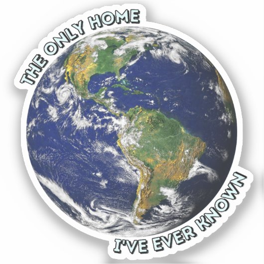 das einzige Haus, das ich je kannte Aufkleber (Vorderseite)