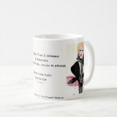 Das einzige mal als eine Frau… hilflos ist Kaffeetasse (VorderseiteRechts)