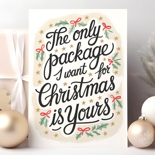 Das einzige Paket, das ich zu Weihnachten Kokett G