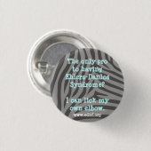 Das einzige Pro zum Haben von Ehlers-Danlos Button (Vorne & Hinten)