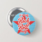 Das einzige Rock and Roll Baby Button (Vorne & Hinten)