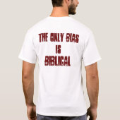 "Das einzige schräge" T-Shirt (Rückseite)