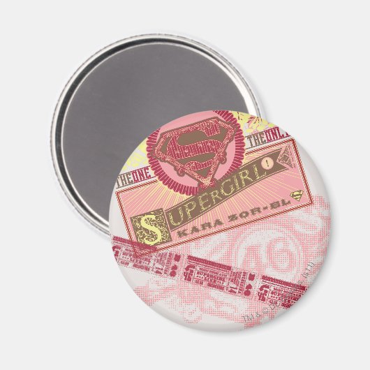 Das einzige Supergirl Magnet (Vorderseite/Rückseite)