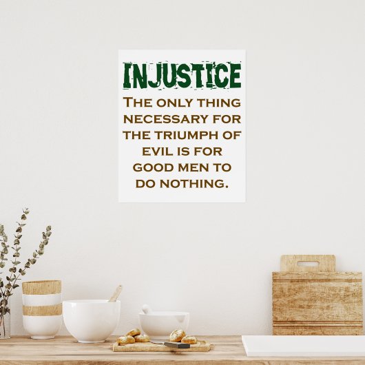 Das einzige, was für den Triumph notwendig ist - I Poster (Küche)