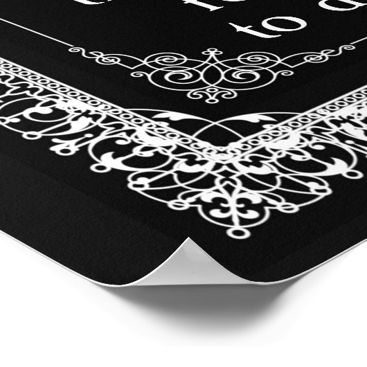 Das einzige, was nötig ist, um das Böse zu triumph Poster (Ecke)