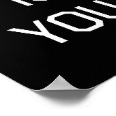 Das einzige Workout, das Sie bedauern Poster (Ecke)