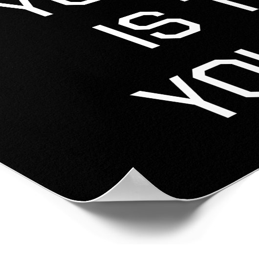 Das einzige Workout, das Sie bedauern Poster (Ecke)