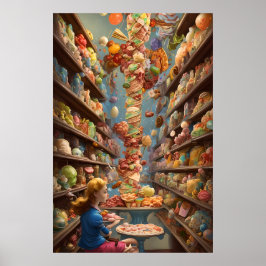 Das Eis- und Liliengeschäft für alle Poster