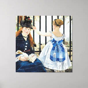 Das Eisenbahn-Gemälde, berühmtes Werk von Edouard  Leinwanddruck