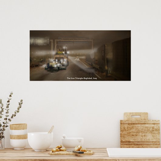 Das eiserne Dreieck Poster (Küche)