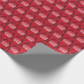 Das Eisklettern in der Saison Geschenkpapier (Ecke)