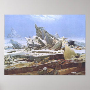 Das Eismeer (Friedrich 1824) Poster