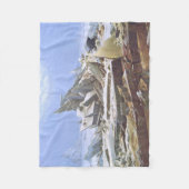 Das Eismeer (von Caspar David Friedrich) Fleecedecke (Vorderseite)