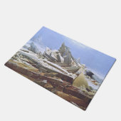 Das Eismeer (von Caspar David Friedrich) Fußmatte (Schrägansicht)