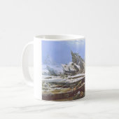 Das Eismeer (von Caspar David Friedrich) Kaffeetasse (Vorderseite Links)