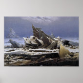 Das Eismeer von Caspar David Friedrich Poster (Vorne)