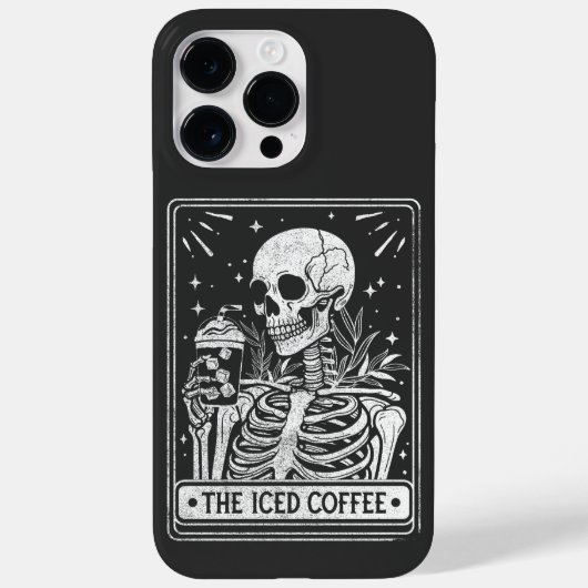 Das Eistotelkaffee zu Halloween-Coffee Lover Case-Mate iPhone Hülle (Rückseite)