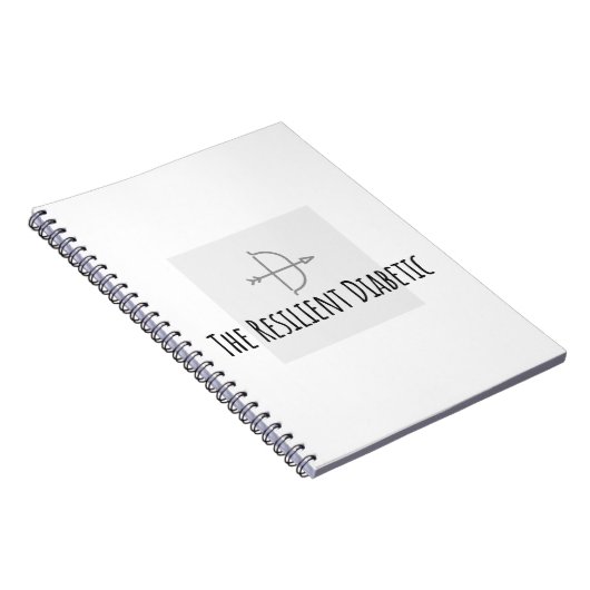 Das elastische zuckerkranke Grau auf transparentem Notizblock (Rechte Seite)