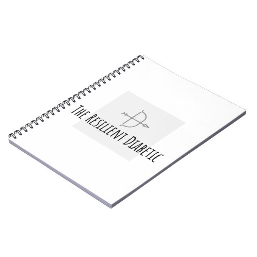 Das elastische zuckerkranke Grau auf transparentem Notizblock (Linke Seite)