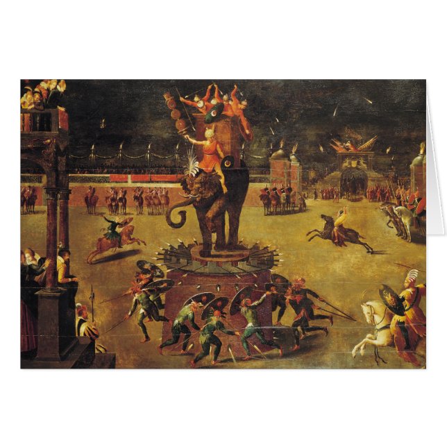 Das Elefant-Karussell (Vorderseite (Horizontal))