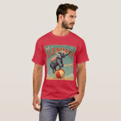 Das Elefantengleichgewicht - Friedlich und einziga T-Shirt (Vorne ganz)