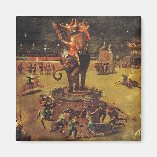 Das Elefantenkarussell Magnet (Vorne)