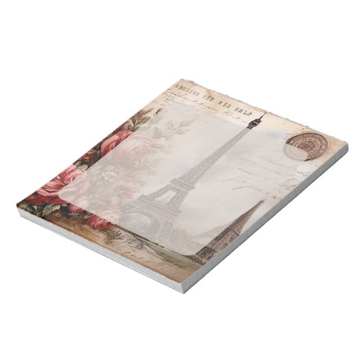 Das Elegance verkörpern: Sie mit Paris feiern Notizblock (Rotiert)