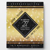 Das elegante 27. Musikfestival Fotoplatte (Vorderseite)