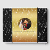 Das elegante 27. Musikfestival Gästebuch (Rückseite)