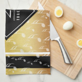 Das elegante 27. Musikfestival Geschirrtuch (Viertel Falte)