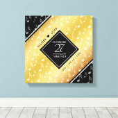 Das elegante 27. Musikfestival Leinwanddruck (Insitu (Holzboden))