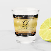 Das elegante 27. Musikfestival Schnapsglas (Vorderseite)