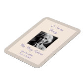 Das elegante Gedächtnis der Beerdigung Magnet (Linke Seite)