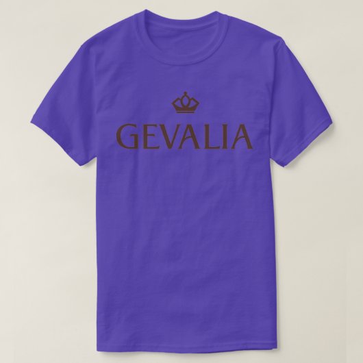 Das elegante gevalia-Kaffeedesign T-Shirt (Design vorne)