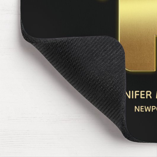 Das elegante Gold House Symbol Real Anwesen Design Mousepad (Ecke)