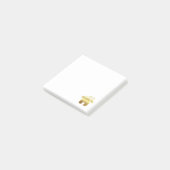 Das elegante Gold House Symbol Real Anwesen Design Post-it Klebezettel (angewinkelt)