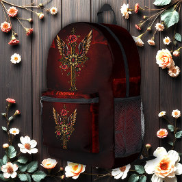 Das elegante Kreuz Bedruckter Rucksack