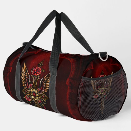 Das elegante Kreuz Duffle Bag (Rechte Ecke)